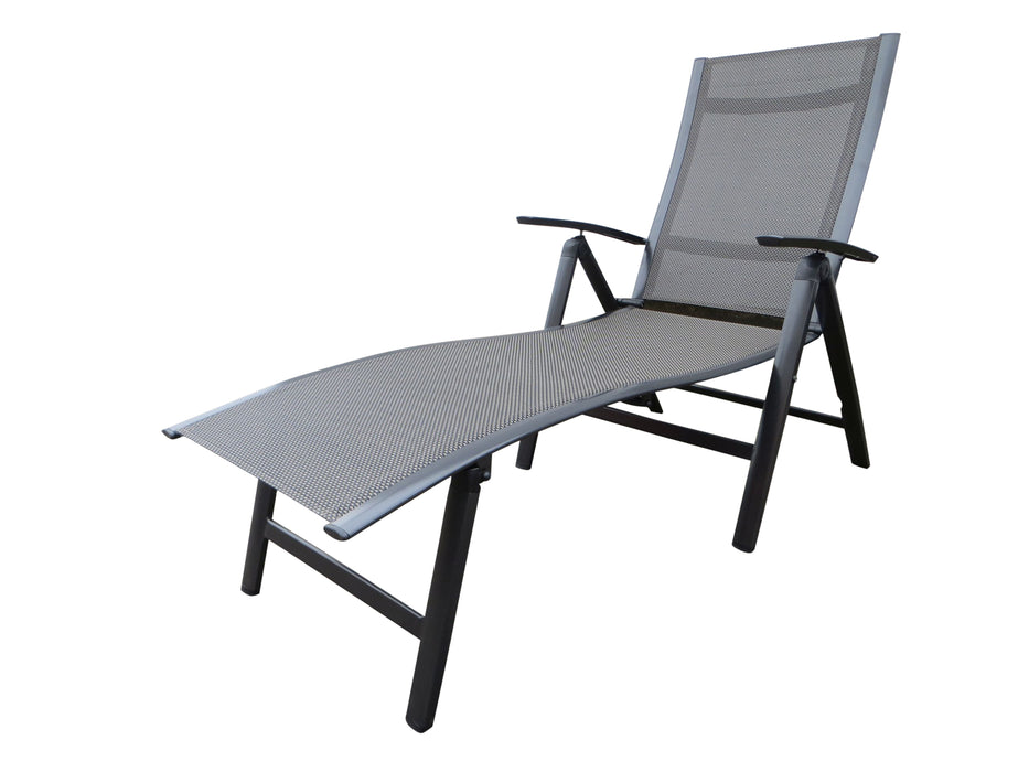 NOX Alu Sonnenliege Klappliege Gartenliege Liegestuhl