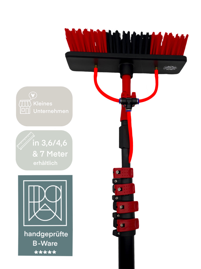 Teleskop-Waschbürste 3,6m / 4,6m / 7m Teleskop Waschbürste Reinigungsbürste