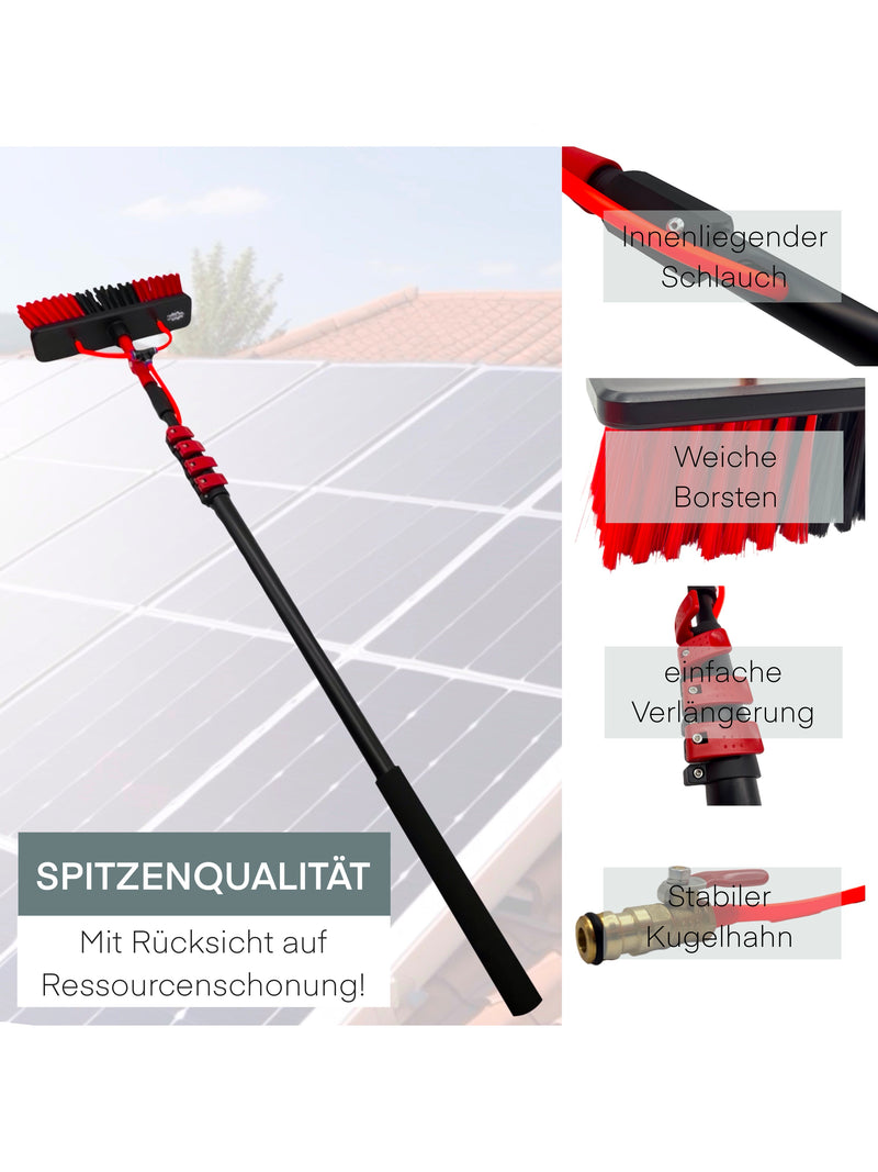 [SET] Teleskop-Waschbürste 3,6m/4,6m/7m Teleskop Waschbürste Reinigungsbürste