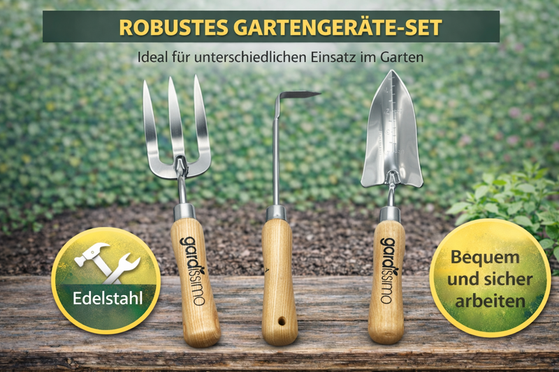 Gartenwerkzeug Set Lagurus 8 tlg Gartengeräte Garten Werkzeug Handgeräte
