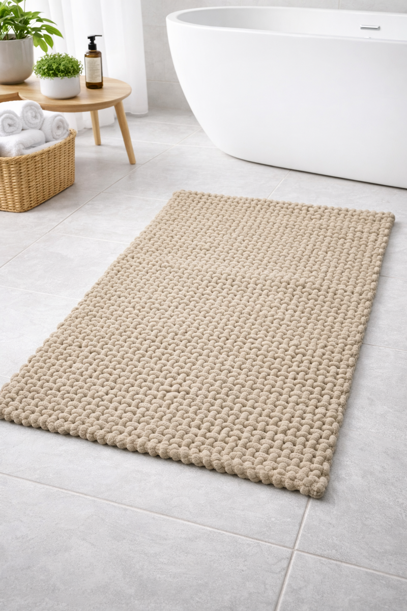Badteppich Relax 60x90 cm – Rutschfest, OEKO-TEX®, 1600 g/m², Waschbar