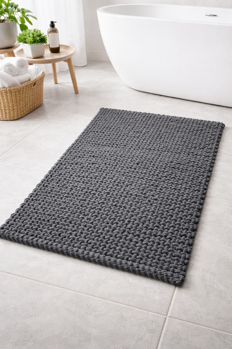 Badteppich Relax 60x90 cm – Rutschfest, OEKO-TEX®, 1600 g/m², Waschbar