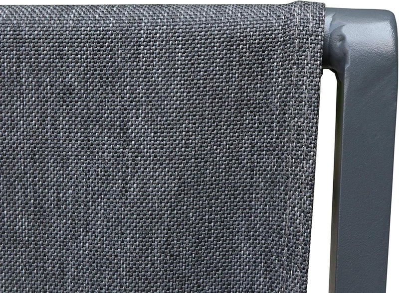 Westfield Lounge Set Amber – Gartenstuhl mit Hocker (inkl. Kissen)