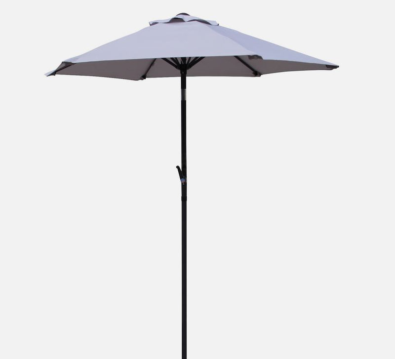 Gallery Sonnenschirm Ø 180 cm mit Kurbel und Knickfunktion – Aluminium, UV-Schutz 50+