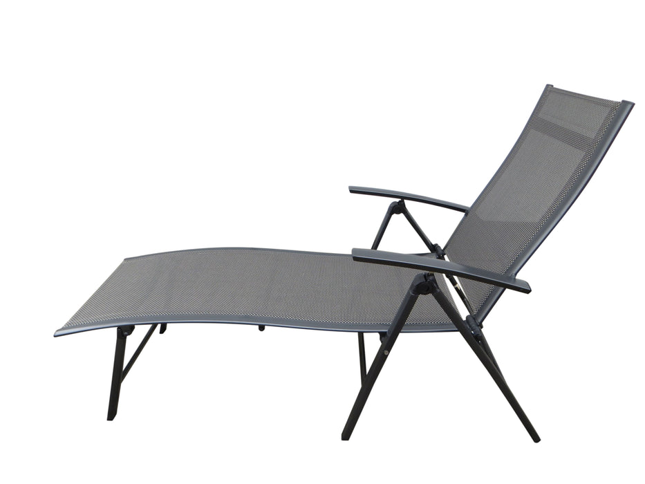 NOX Alu Sonnenliege Klappliege Gartenliege Liegestuhl