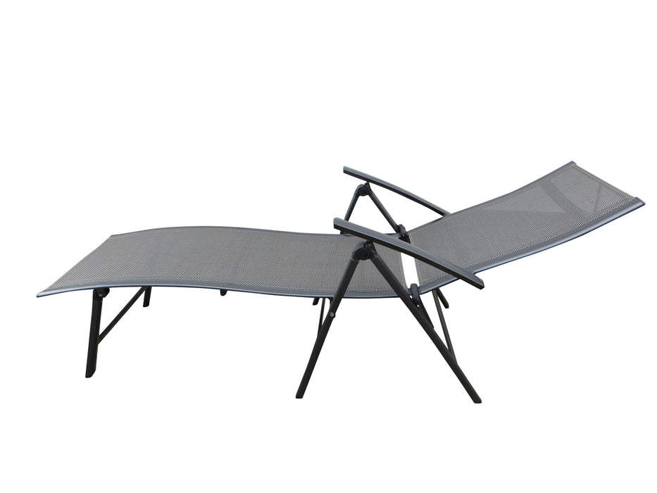 NOX Alu Sonnenliege Klappliege Gartenliege Liegestuhl