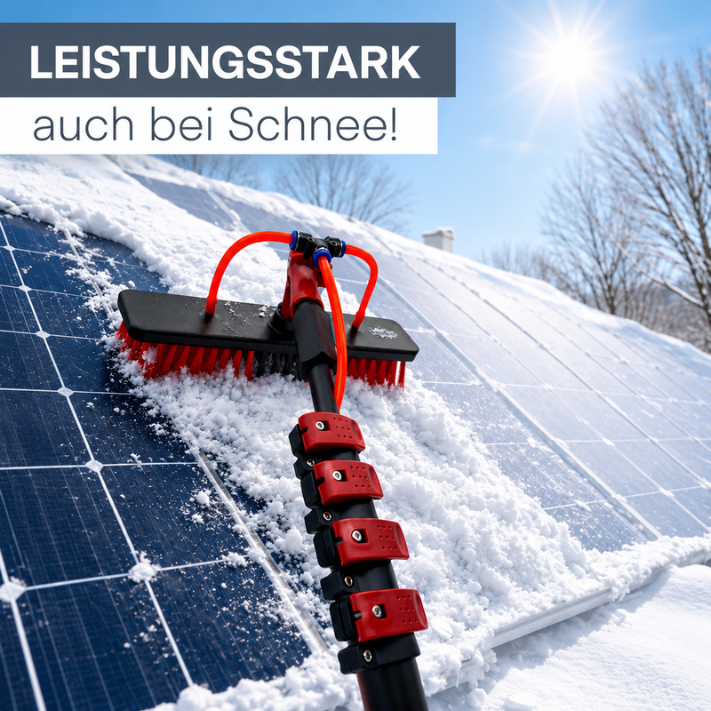 [SET] Teleskop-Waschbürste 3,6m/4,6m/7m Teleskop Waschbürste Reinigungsbürste