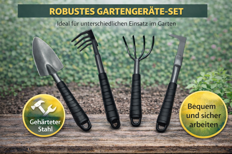 Gartenset Calluna Schaufel Gartenharke Pflanzkelle Blumenkelle Beet Garten