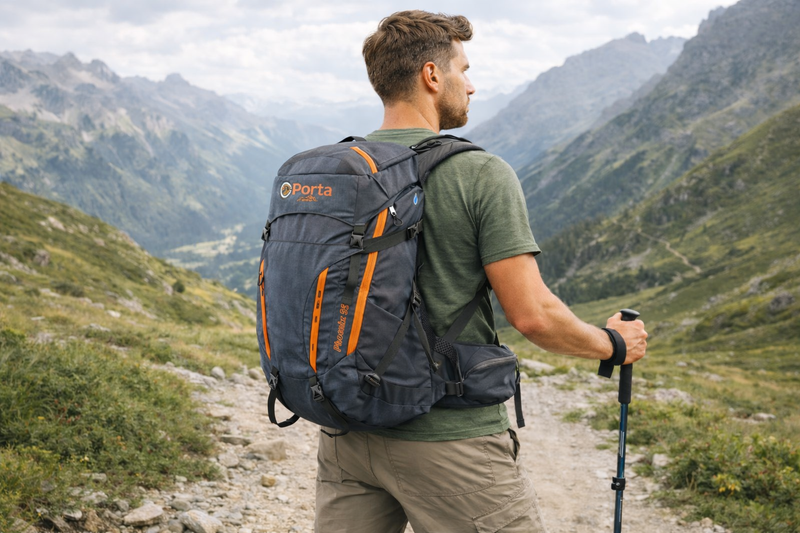 Wanderrucksack Trekkingrucksack Rucksack 55 Liter Wasserdicht Outdoor Camping