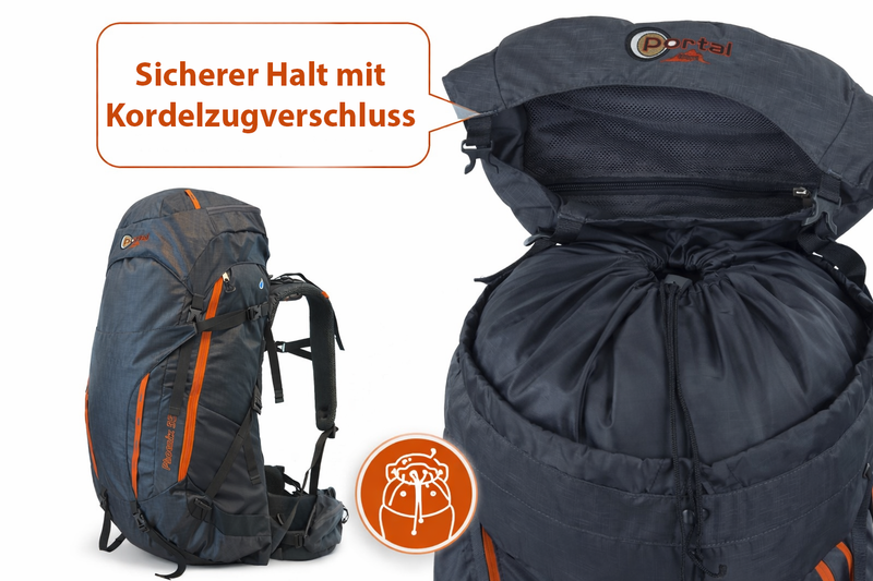 Wanderrucksack Trekkingrucksack Rucksack 65 Liter Wasserdicht Outdoor Camping
