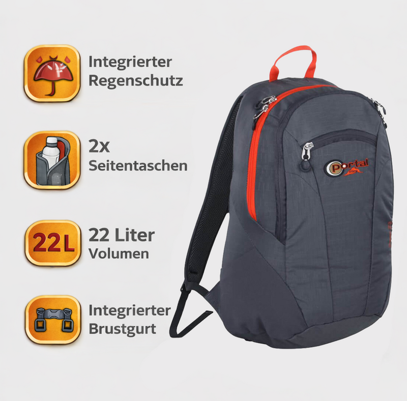 Wanderrucksack Trekkingrucksack Rucksack Pavo Wasserdicht Outdoor Camping 22L